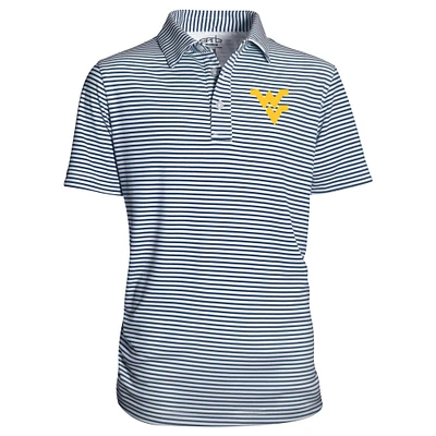 Youth Garb  Navy West Virginia Mountaineers Carson Polo