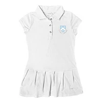 Girls Toddler Garb Columbia University Caroline Cap Sleeve Polo Dress