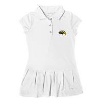 Girls Toddler Garb  White Southern Miss Golden Eagles Caroline Cap Sleeve Polo Dress