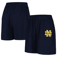 Women's Hype and Vice Navy Notre Dame Fighting Irish Pocket Hit Grand Slam Waffle Shorts