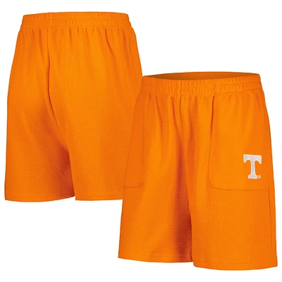 Women's Hype and Vice Tennessee Orange Volunteers Pocket Hit Grand Slam Waffle Shorts