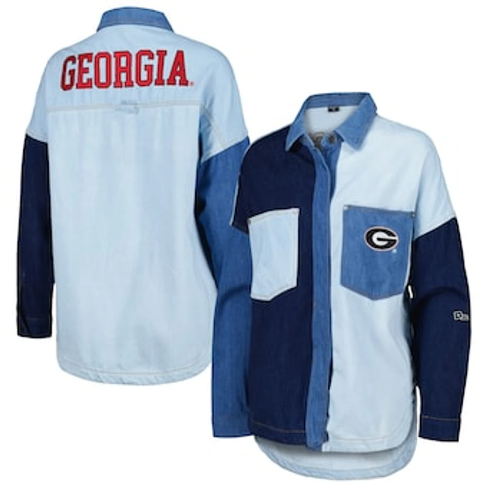 Women's Hype and Vice Denim Georgia Bulldogs Multi-Hit Hometown Full-Snap Jacket