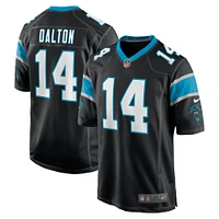 Men's Nike Andy Dalton Black Carolina Panthers Game Player Jersey