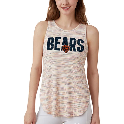 Women's Concepts Sport  Chicago Bears Sunray Multicolor Tri-Blend Tank Top