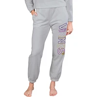 Women's Concepts Sport  Gray Minnesota Vikings Sunray French Terry Pants