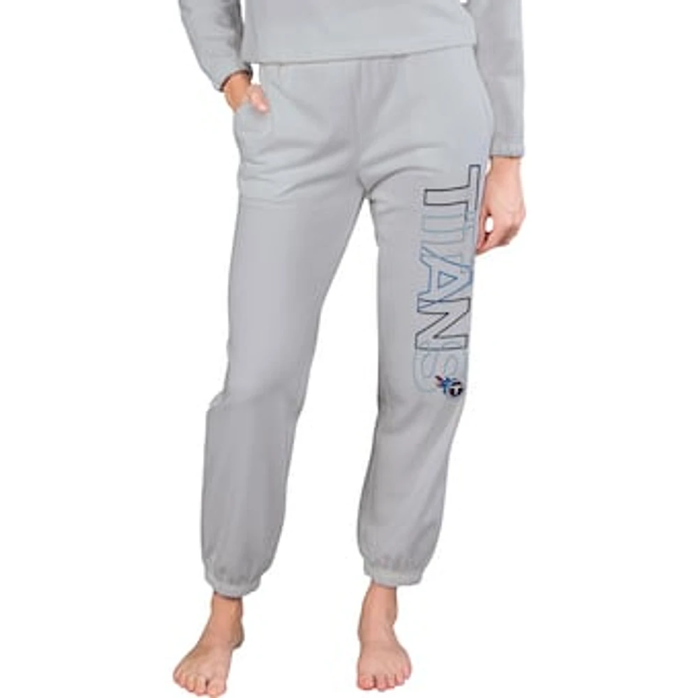 Women's Concepts Sport  Gray Tennessee Titans Sunray French Terry Pants