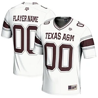 Youth GameDay Greats  White Texas A&M Aggies NIL Pick-A-Player Football Jersey