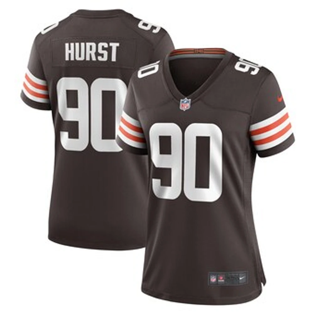 Women's Nike Maurice Hurst Brown Cleveland Browns Game Player Jersey