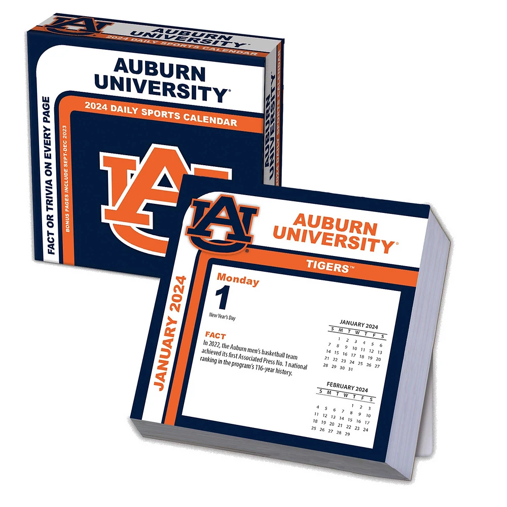 Auburn Tigers 2024 Box Calendar