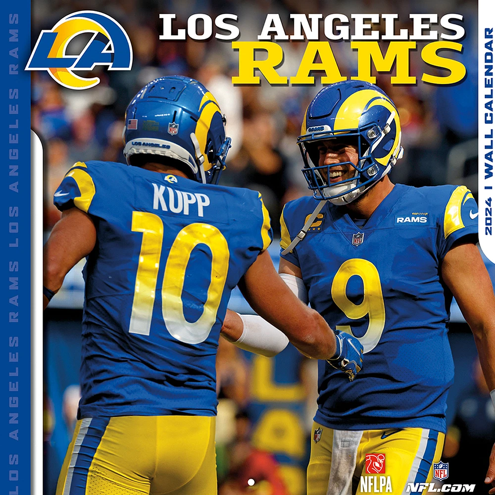 Los Angeles Rams 7'' x 7'' 2024 Mini Wall Calendar