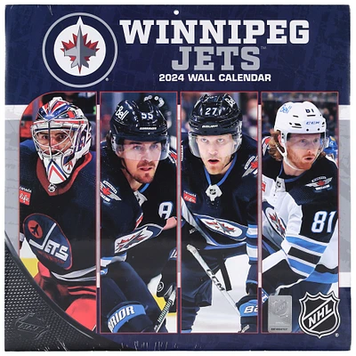 Winnipeg Jets 2024 12'' x 12'' Team Wall Calendar