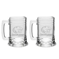 South Alabama Jaguars 15oz. Two-Piece Colonial Tankard Set