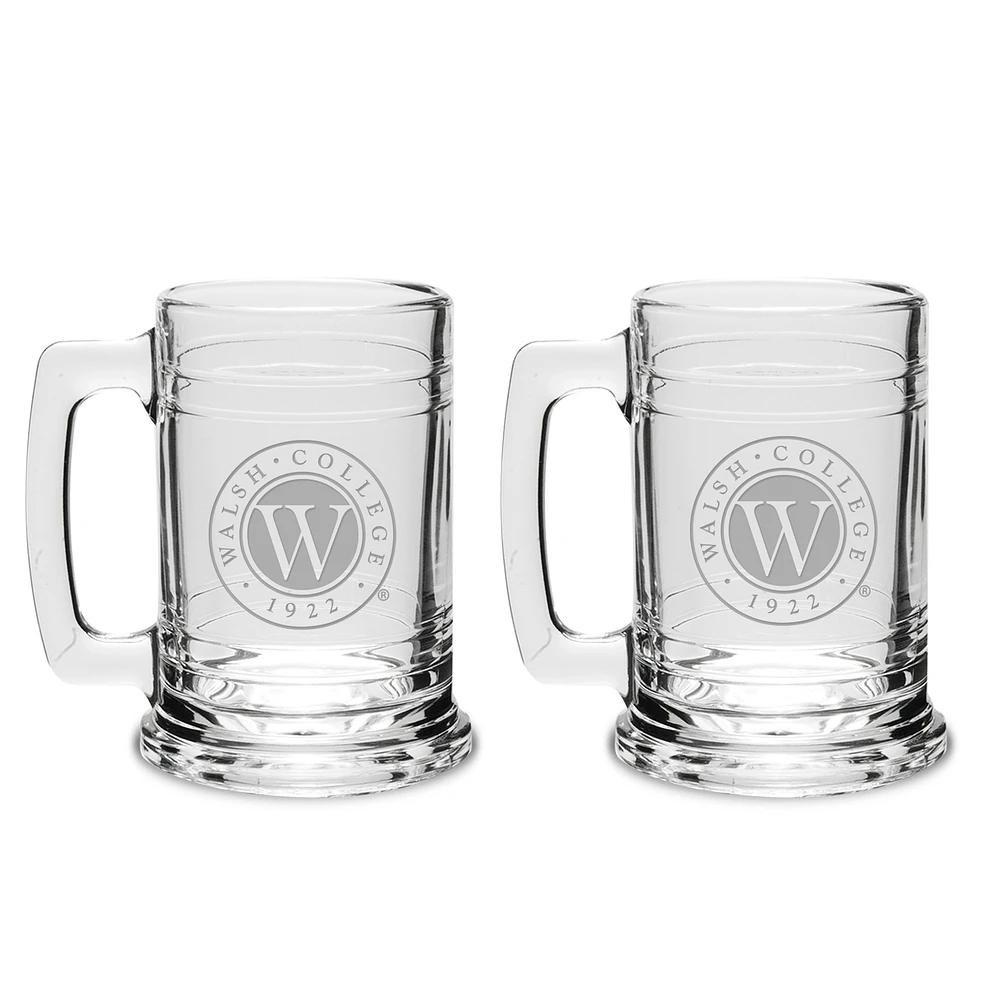 Walsh College 15oz. Two-Piece Colonial Tankard Set