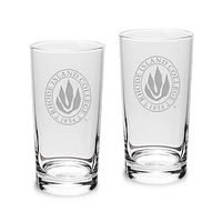 Rhode Island Anchormen 10oz. Two-Piece Highball Glass Set