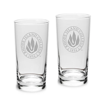 Rhode Island Anchormen 10oz. Two-Piece Highball Glass Set