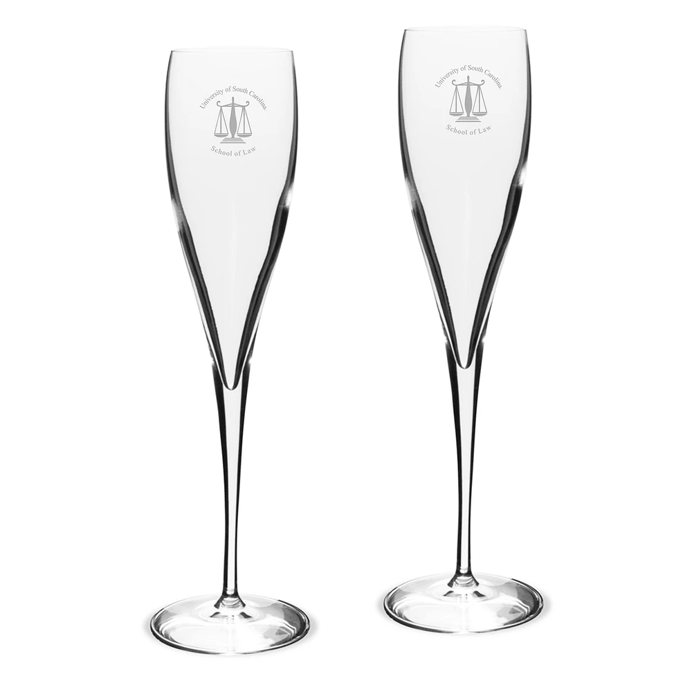 South Carolina Gamecocks 6oz. Two-Piece Luigi Bormioli Toasting Glass Set