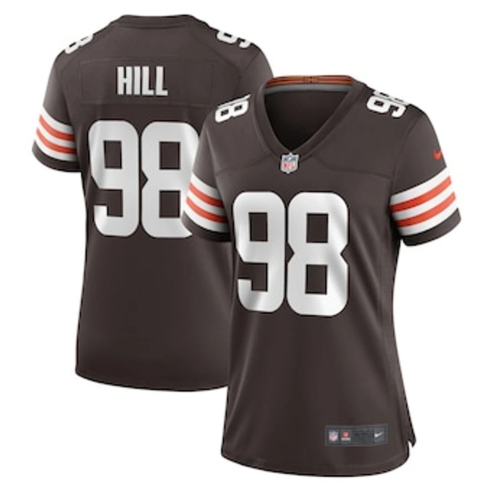 Women's Nike Trysten Hill Brown Cleveland Browns Game Jersey