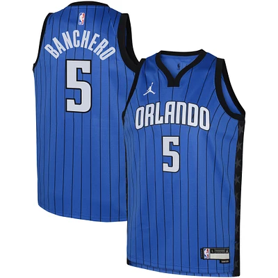 Youth Jordan Brand Paolo Banchero Royal Orlando Magic Swingman Jersey - Statement