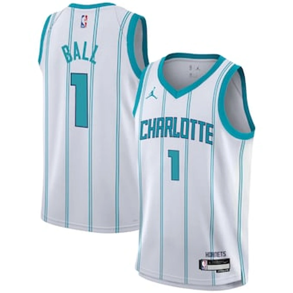 Youth Nike LaMelo Ball White Charlotte Hornets Swingman Jersey - Association Edition