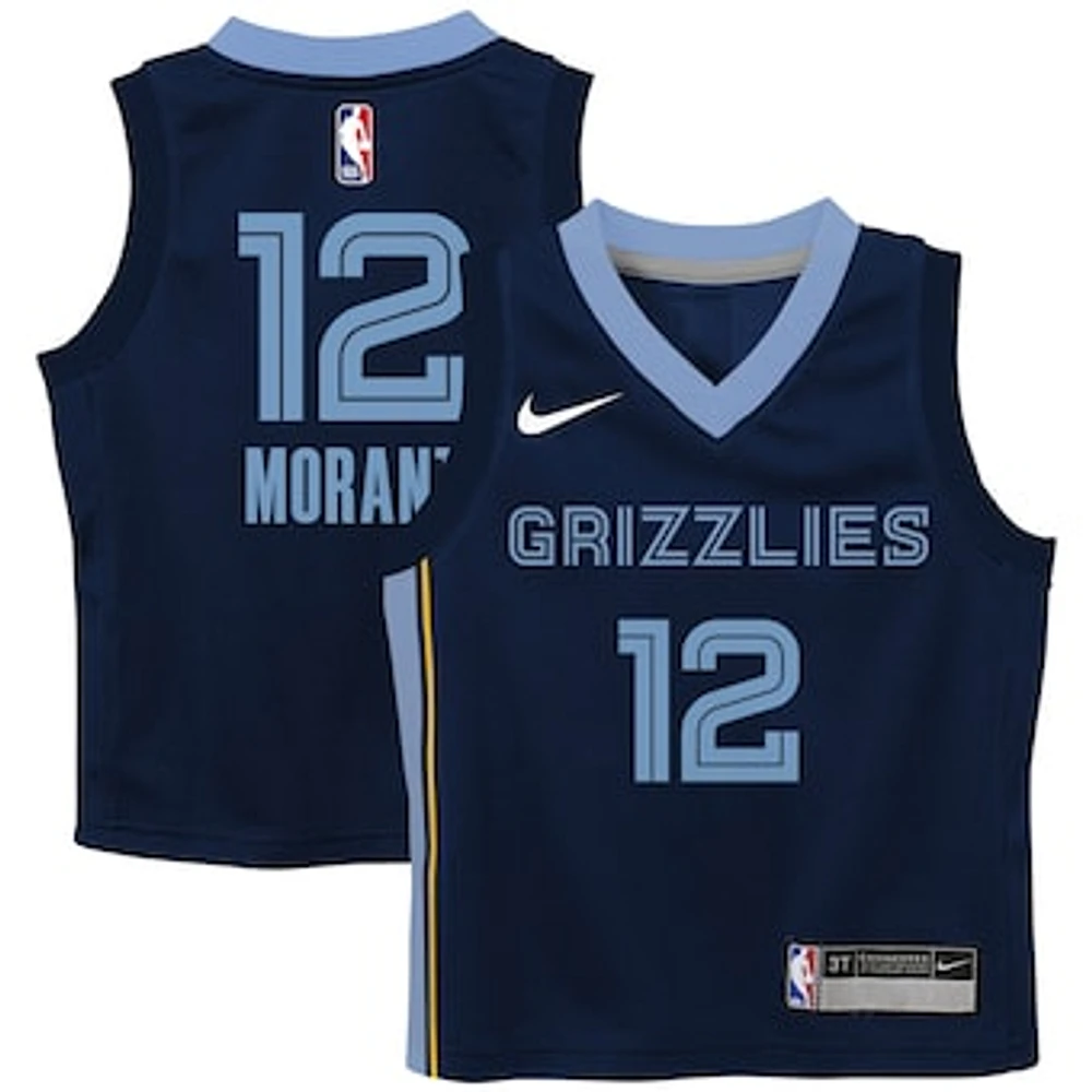 Infant Nike Ja Morant Navy Memphis Grizzlies Swingman Player Jersey - Icon Edition