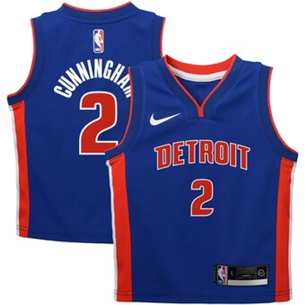 Infant Nike Cade Cunningham Blue Detroit Pistons Swingman Player Jersey - Icon Edition