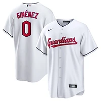 Men's Nike Andrés Giménez White Cleveland Guardians Home  Replica Player Jersey
