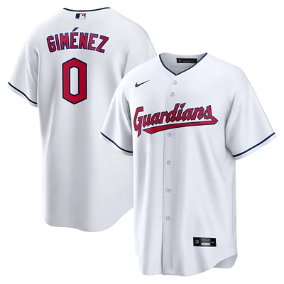 Men's Nike Andrés Giménez White Cleveland Guardians Home  Replica Player Jersey