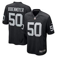 Men's Nike Jacob Bobenmoyer Black Las Vegas Raiders Game Player Jersey