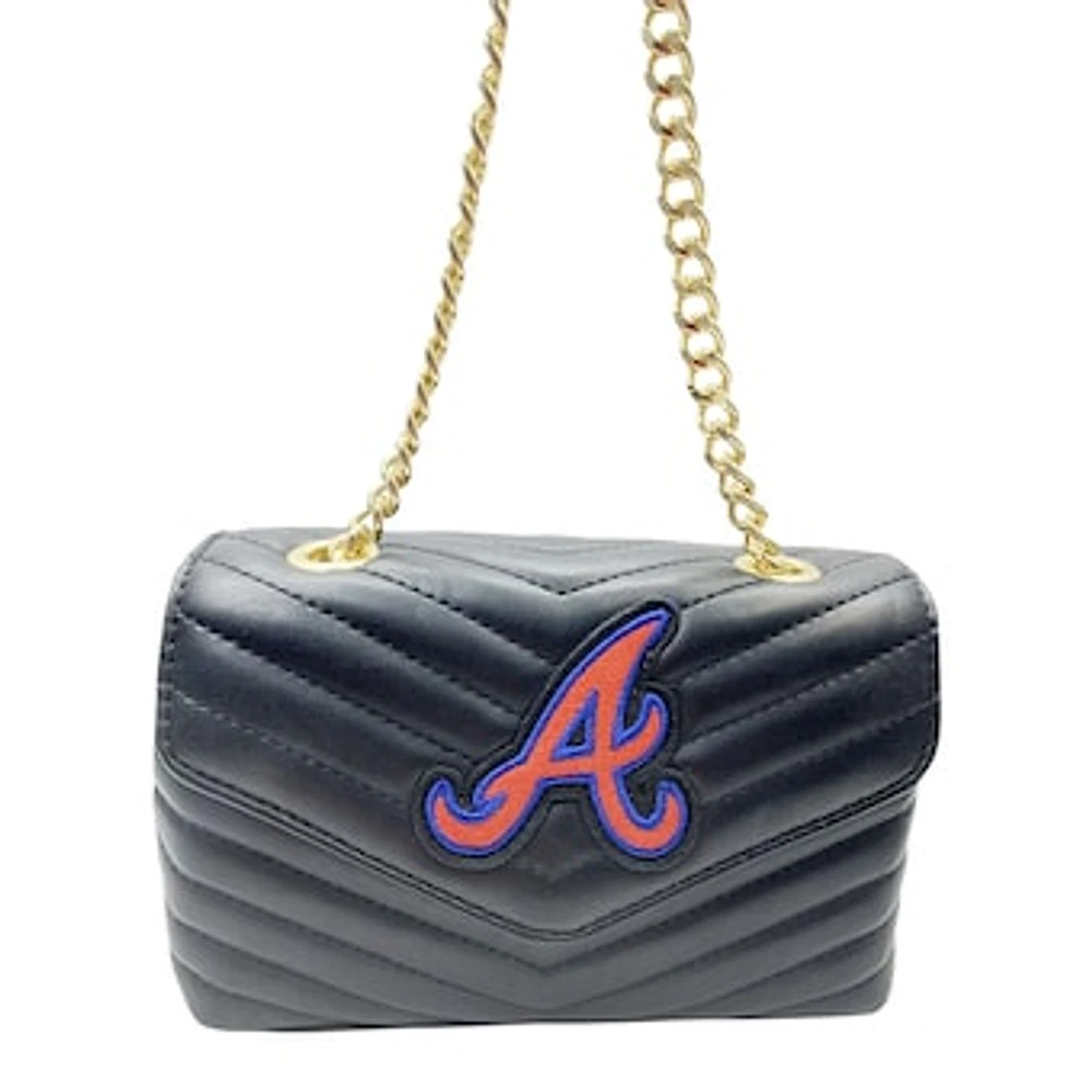 Cuce Atlanta Braves Quilted Crossbody Purse