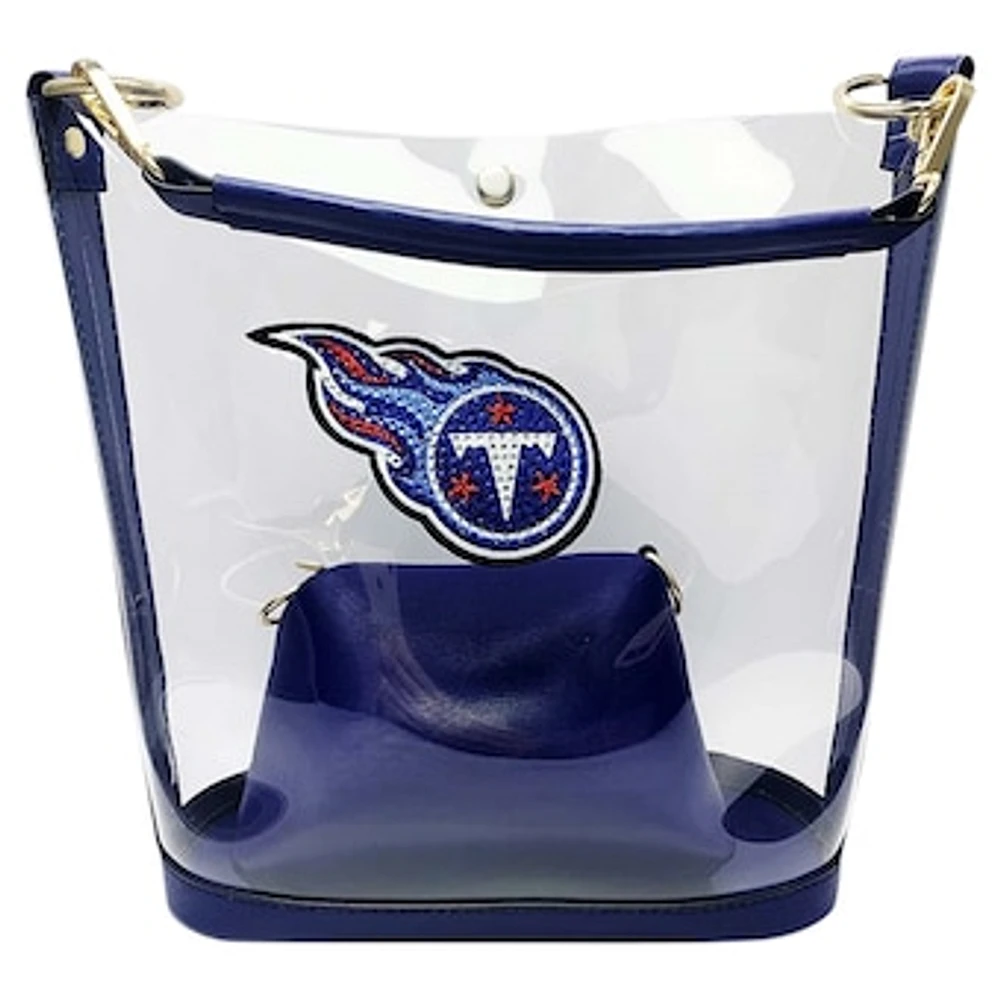 Cuce Tennessee Titans Rhinestone Clear Purse