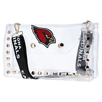 Cuce Arizona Cardinals Crystal Clear Envelope Crossbody Bag