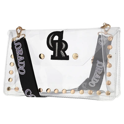 Cuce Colorado Rockies Crystal Clear Envelope Crossbody Bag