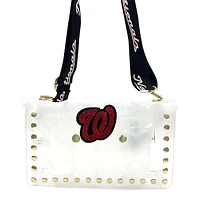 Cuce Washington Nationals Crystal Clear Envelope Crossbody Bag