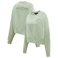 Women's Pro Standard  Light Green Chicago Bears Neutral Pullover Sweatshirt