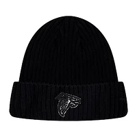 Men's Pro Standard Atlanta Falcons Triple Black Cuffed Knit Hat