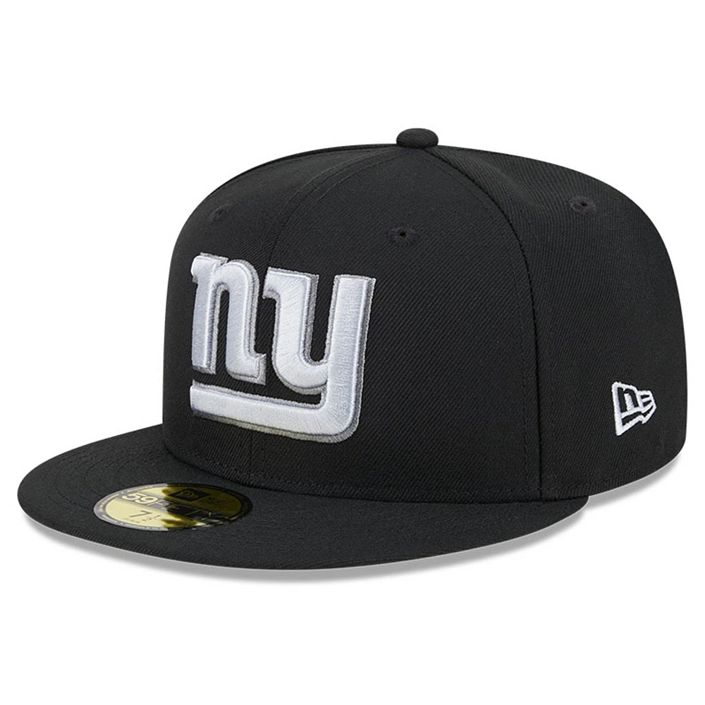 Men's New Era Black New York Giants 2023 Inspire Change 59FIFTY Fitted Hat