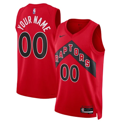 Unisex Nike Red Toronto Raptors 2022/23 Custom Swingman Jersey - Icon Edition