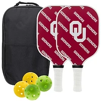 Oklahoma Sooners Pickleball Paddle Set