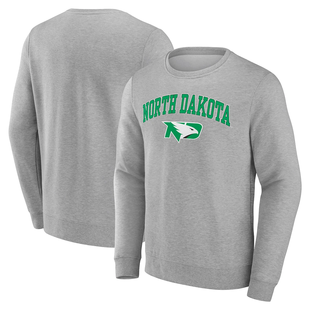 Men's Gray North Dakota Campus Sweatshirt