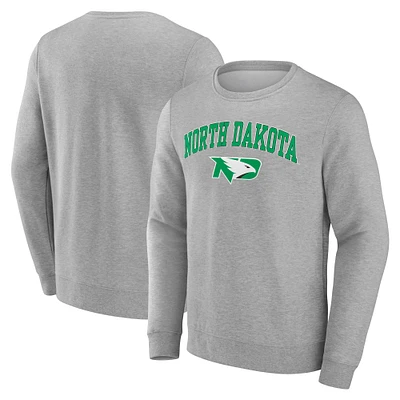Men's Gray North Dakota Campus Sweatshirt