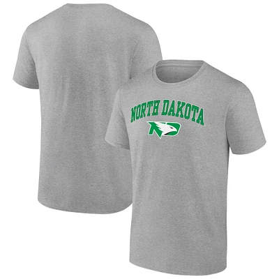 Men's Heather Gray North Dakota Campus T-Shirt