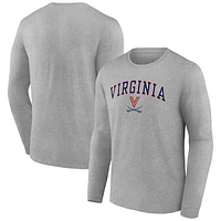 Men's Gray Virginia Cavaliers Campus Long Sleeve T-Shirt