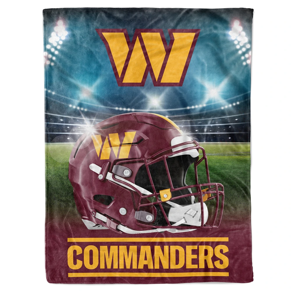 Washington Commanders 60" x 80" Stadium Lights Blanket