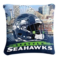 Seattle Seahawks 16" x 16" City Sketch Pillow