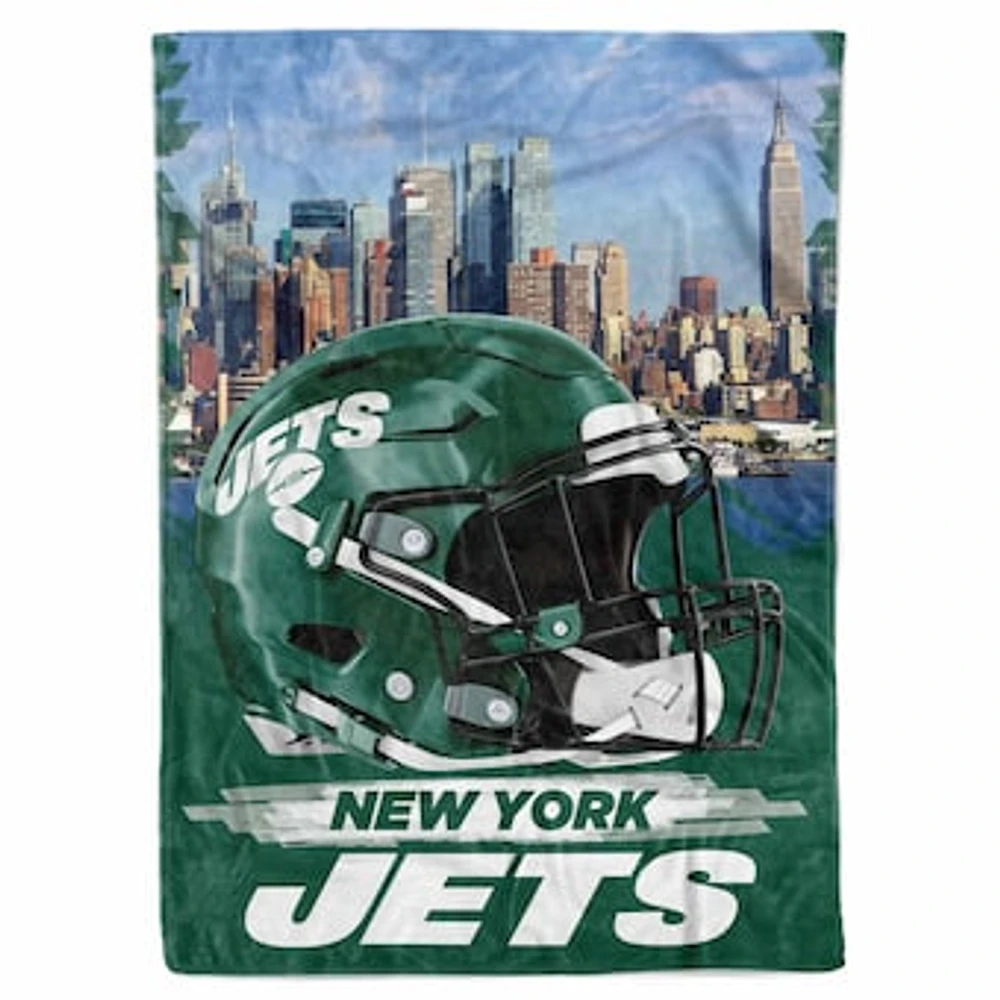 New York Jets 66" x 90" City Sketch Blanket