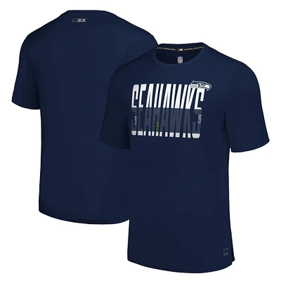 Men's MSX by Michael Strahan Navy Seattle Seahawks Teamwork T-Shirt