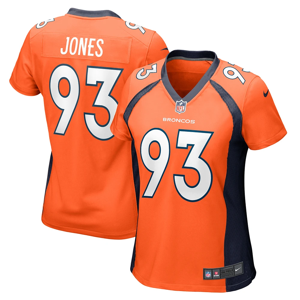 Women's Nike Troy Jones Orange Denver Broncos Game Jersey