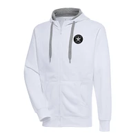 Men's Antigua Houston Astros Metallic Victory Full-Zip Hoodie