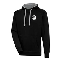 Men's Antigua San Diego Padres Metallic Victory Pullover Hoodie
