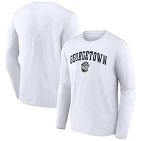 Men's White Georgetown Hoyas Campus Long Sleeve T-Shirt